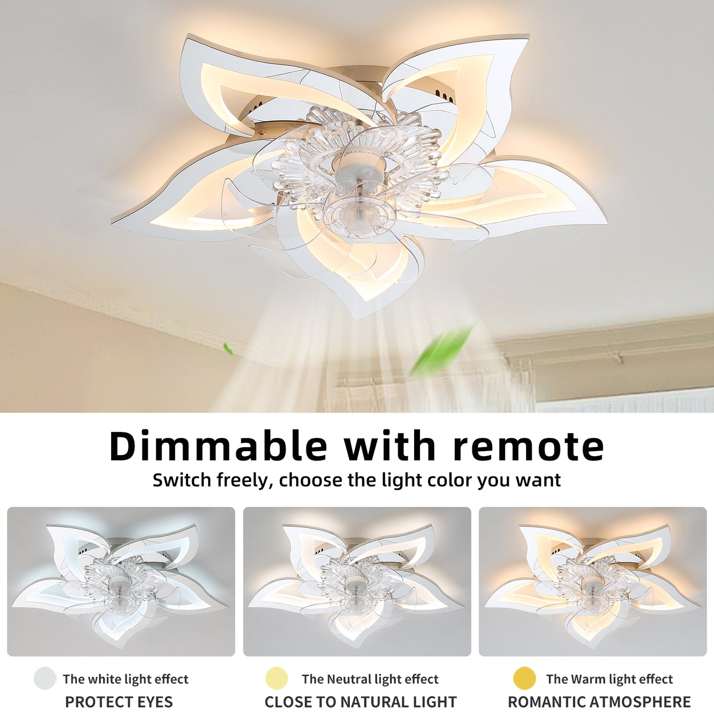 27In Ceiling Fan with Lights -DG1021