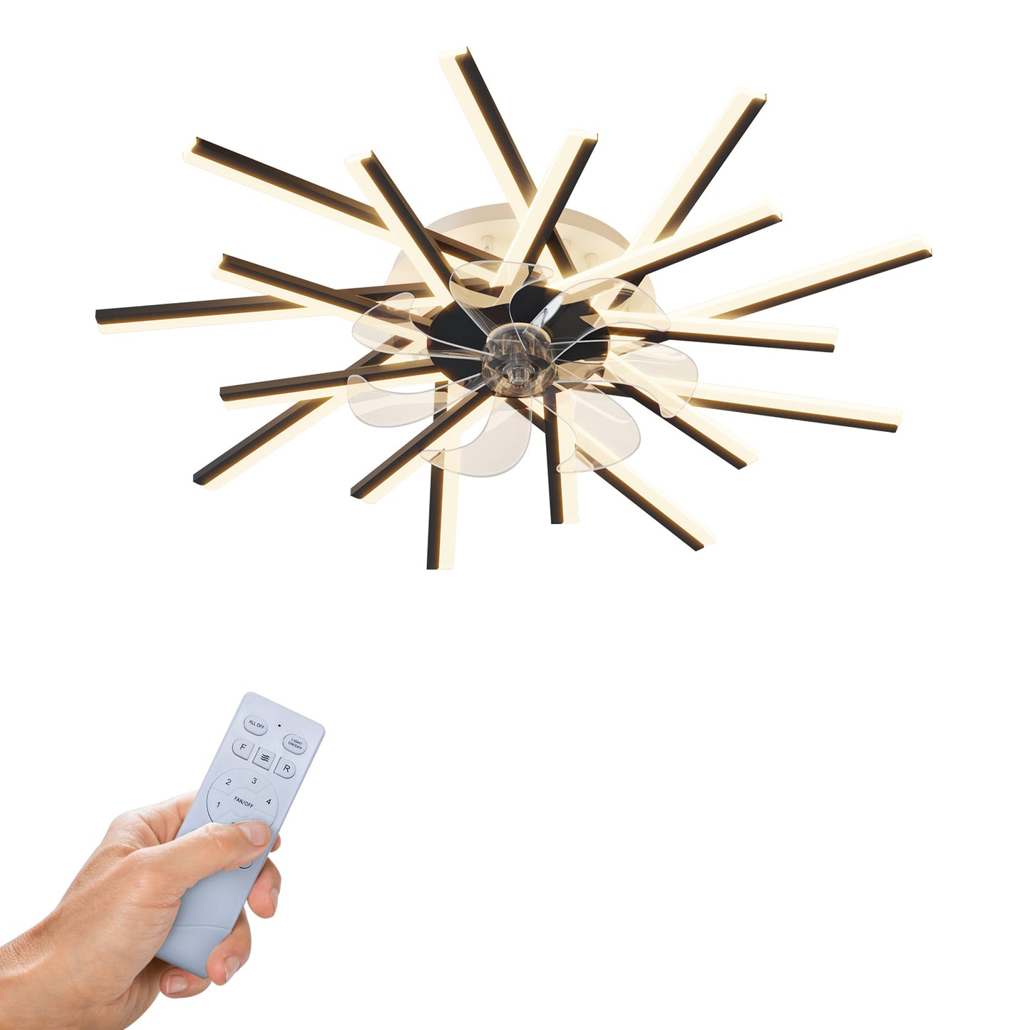 36In Ceiling Fan with Lights -DG1023