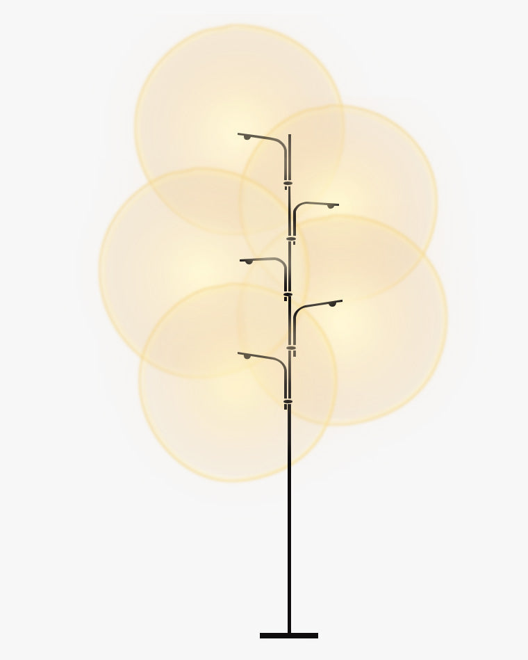 Diff 5-head Halo Projector Tree Floor Lamp-DF7020