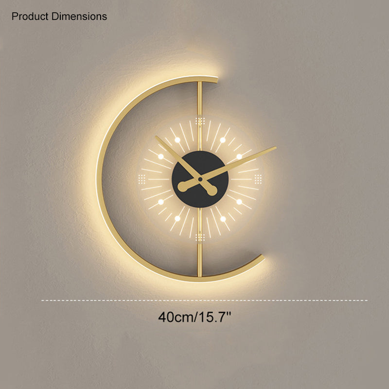 Diff Wall Clock with Led Light-DF6027