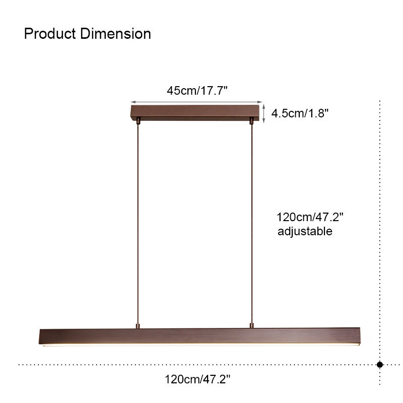 Diff Wireless Linear Pendant Light for Kitchen-DF2002