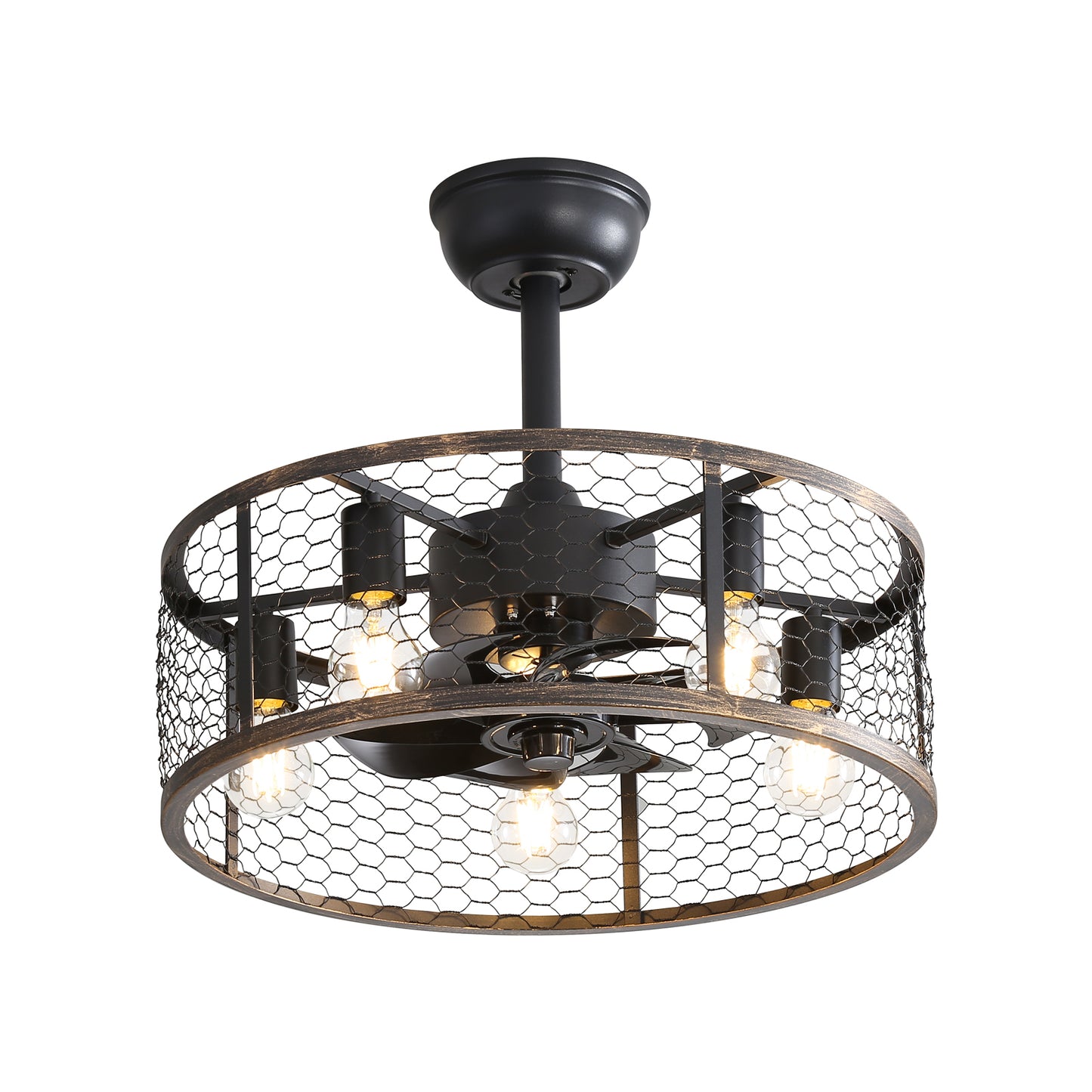 19.7In Classic Ceiling Fan with Light-DG1004