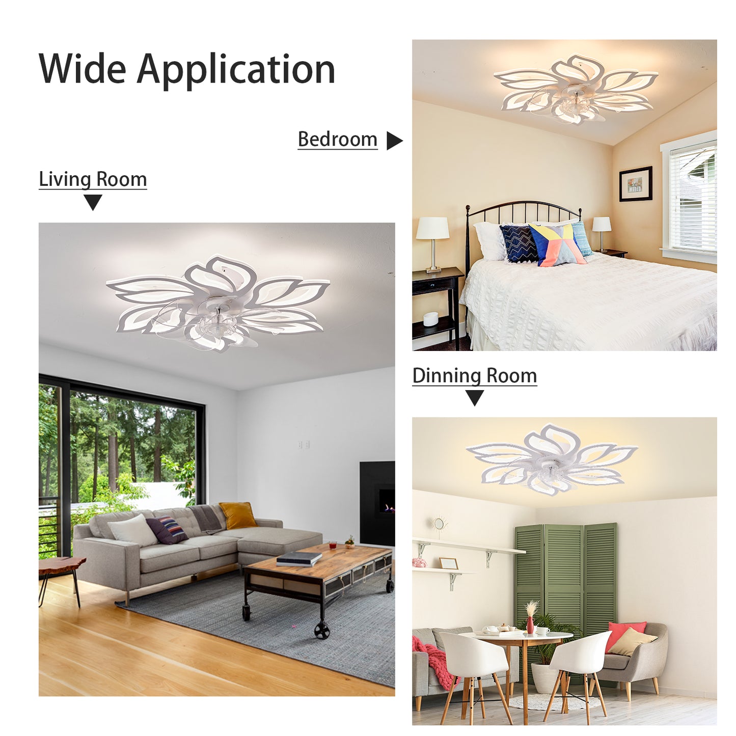 25.5In Ceiling Fan with Lights -DG1018