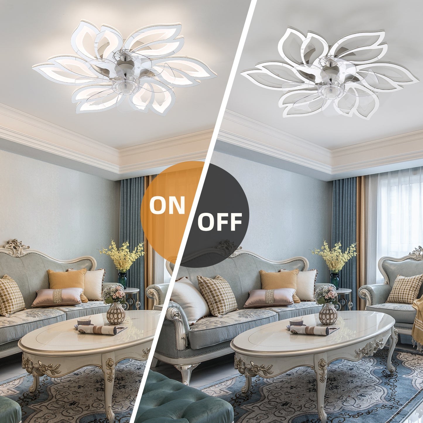 25.5In Ceiling Fan with Lights -DG1019