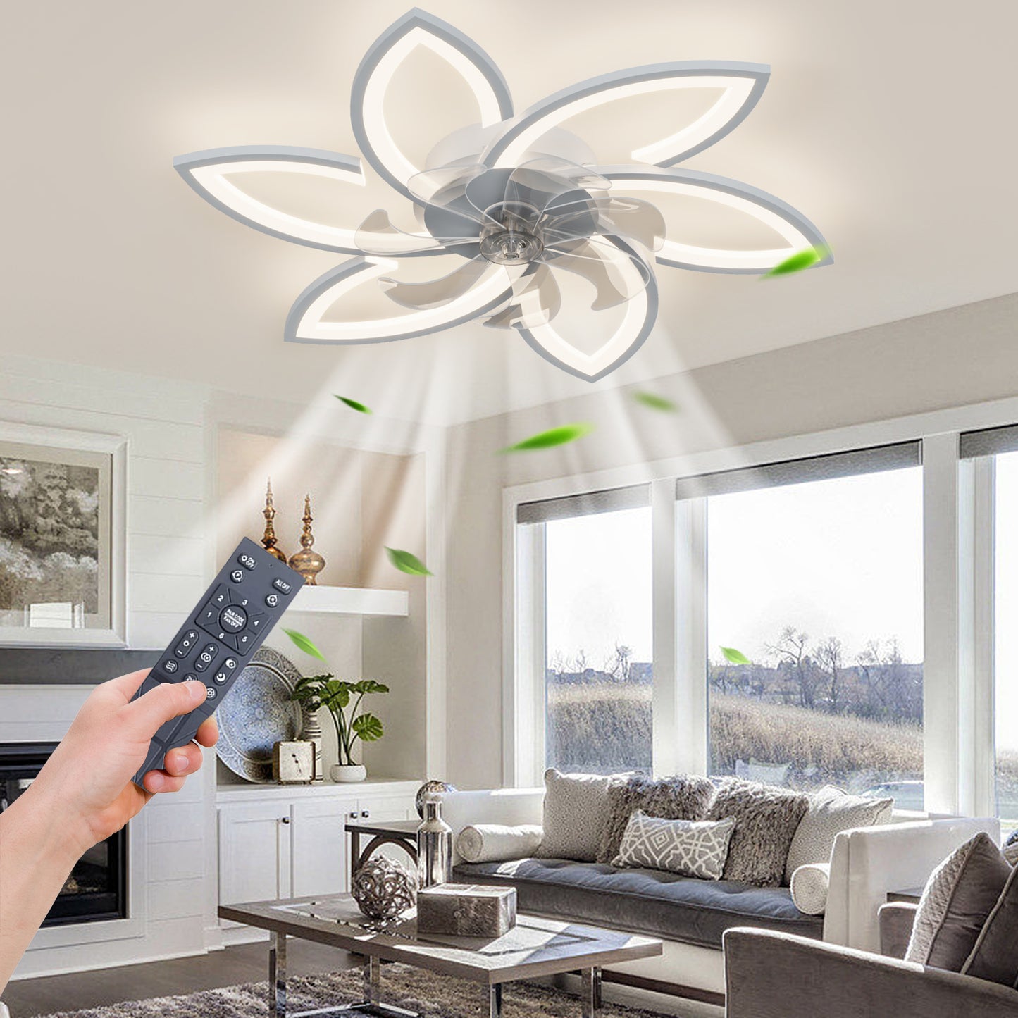 30.7In Ceiling Fan with Lights -DG1022