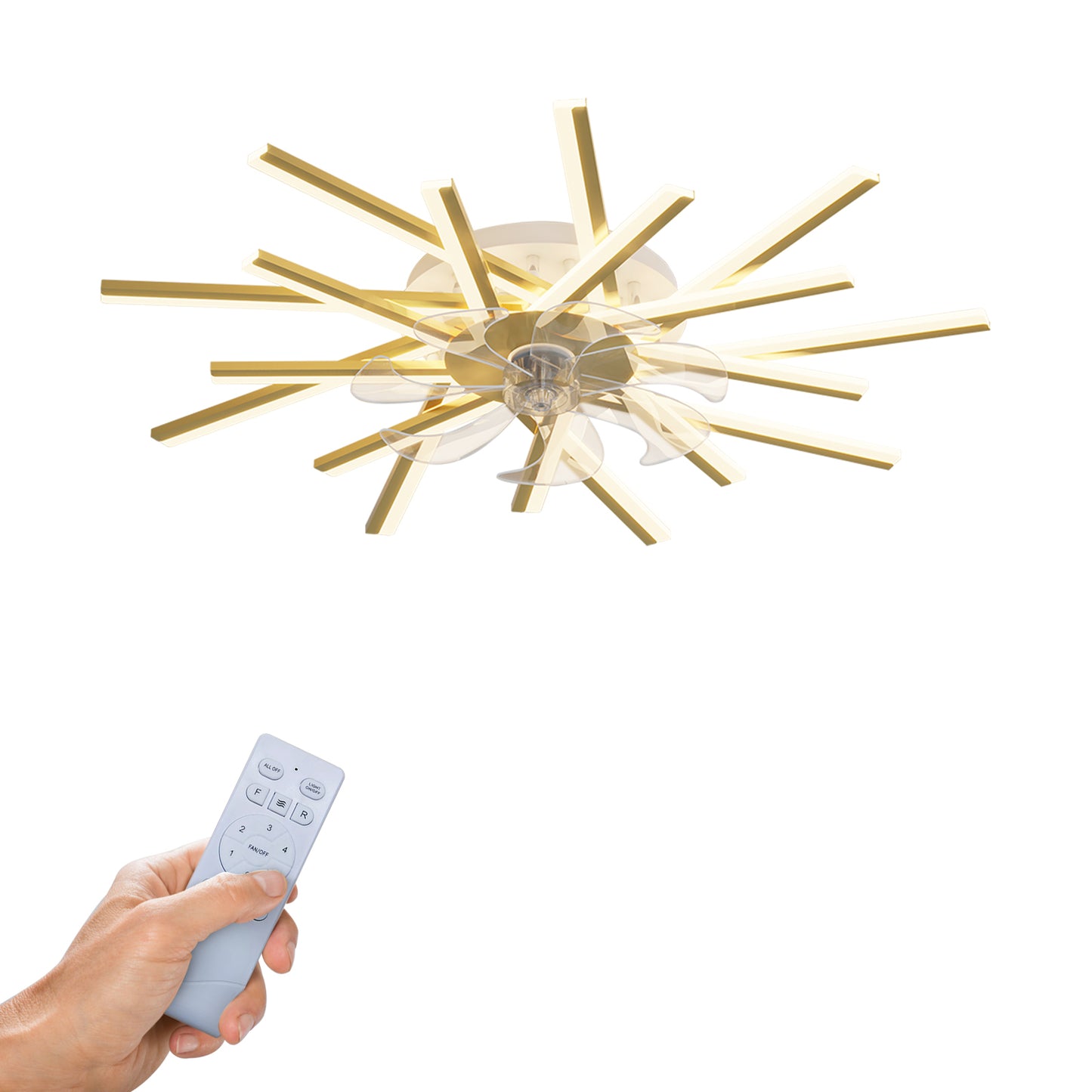 36In Ceiling Fan with Lights -DG1024