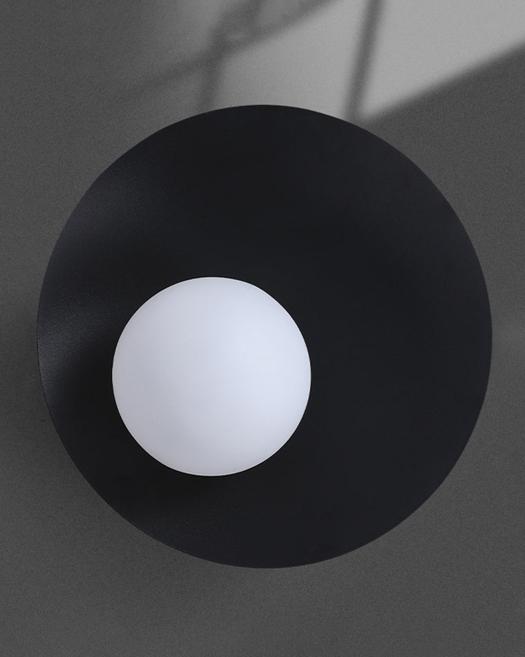 Diff Frosted Glass Globe Asymmetrical Ceiling Light-DF1021