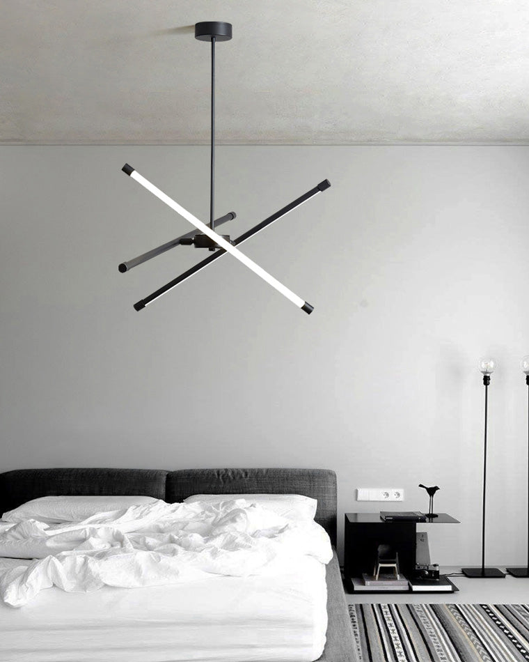 Diff 3 Light Rods LED Chandelier-DF2024