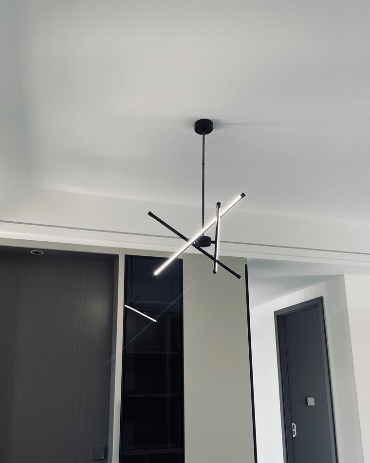 Diff 3 Light Rods LED Chandelier-DF2024
