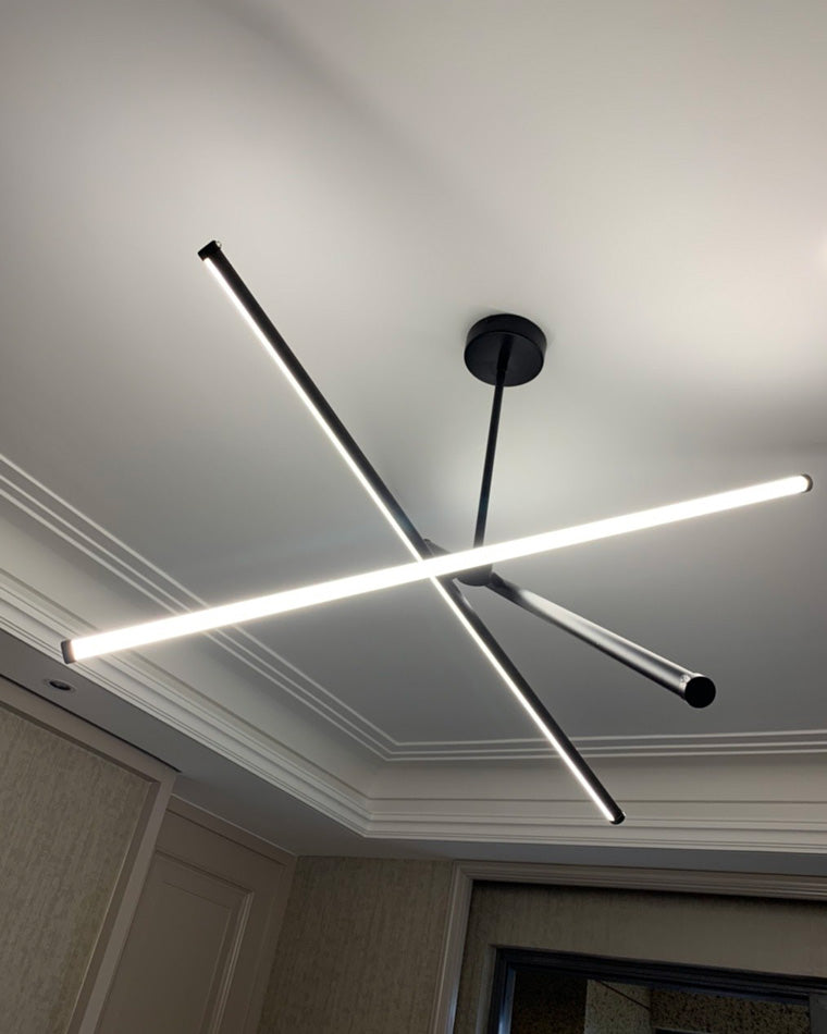 Diff 3 Light Rods LED Chandelier-DF2024