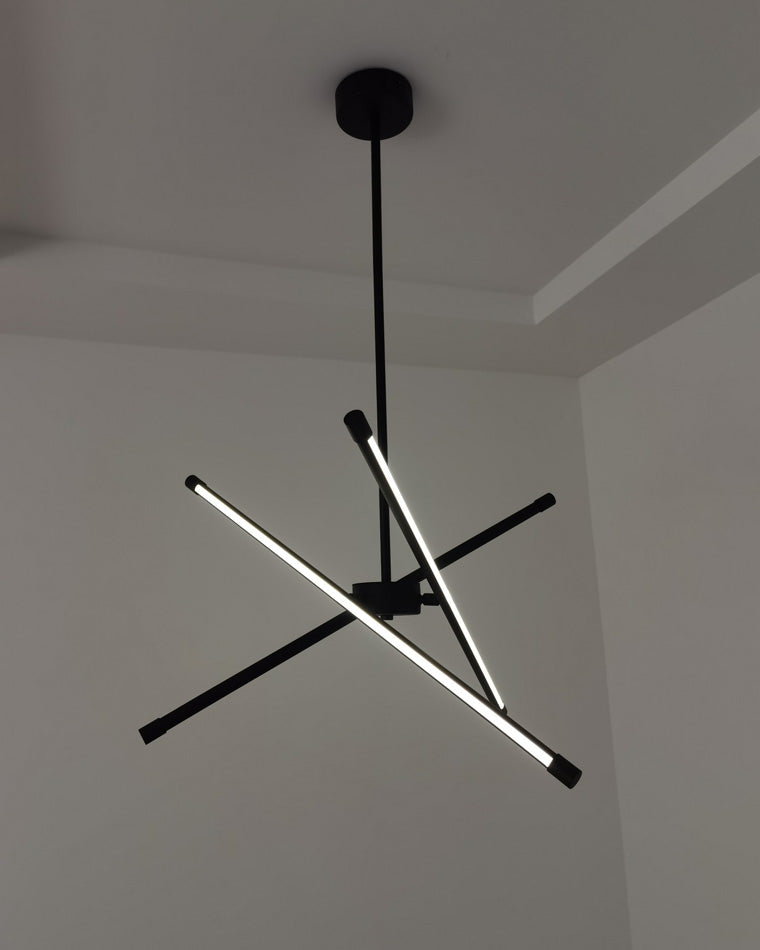 Diff 3 Light Rods LED Chandelier-DF2024