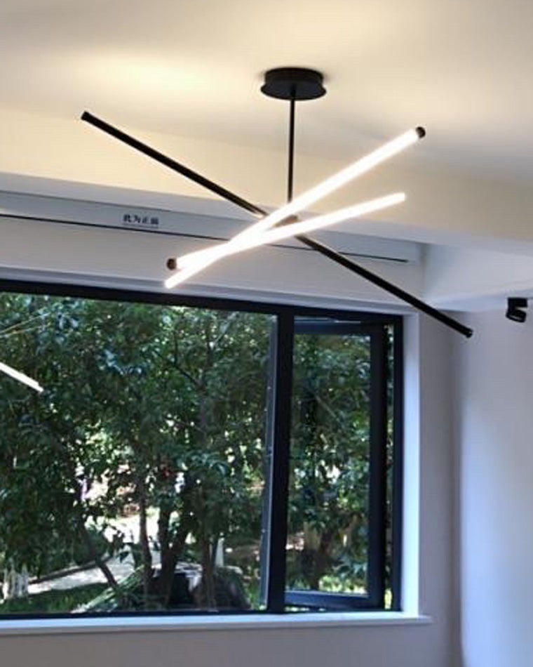Diff 3 Light Rods LED Chandelier-DF2024