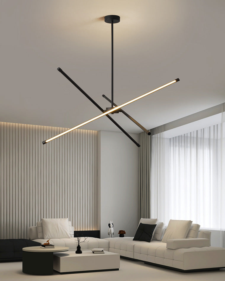 Diff 3 Light Rods LED Chandelier-DF2024