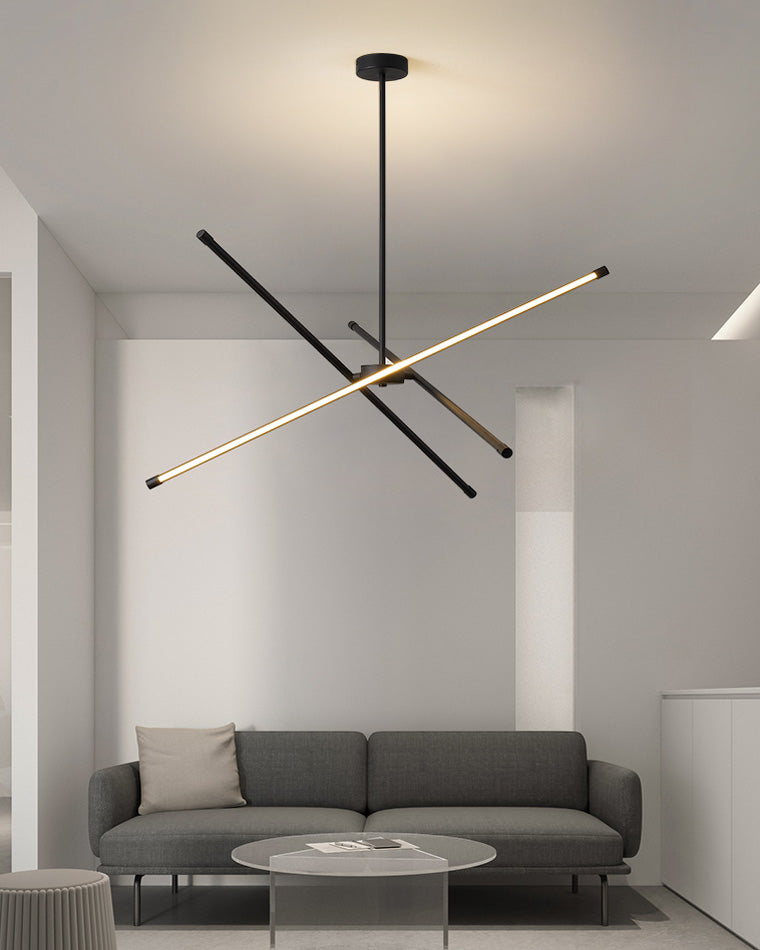 Diff 3 Light Rods LED Chandelier-DF2024