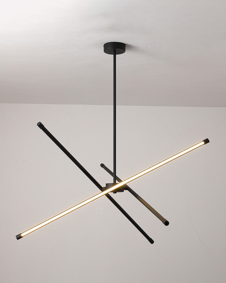 Diff 3 Light Rods LED Chandelier-DF2024