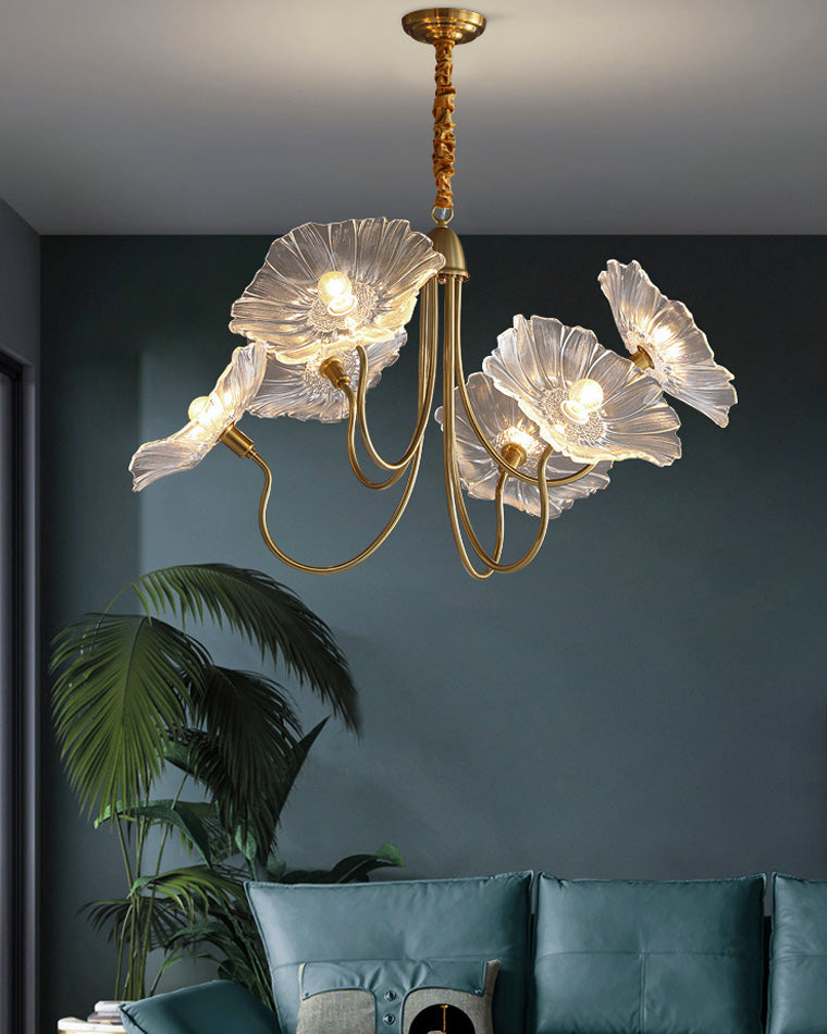 Diff Lotus Flower Arm Chandelier-DF2025