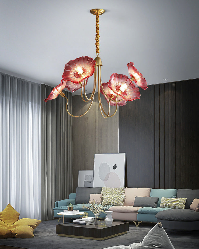 Diff Lotus Flower Arm Chandelier-DF2025