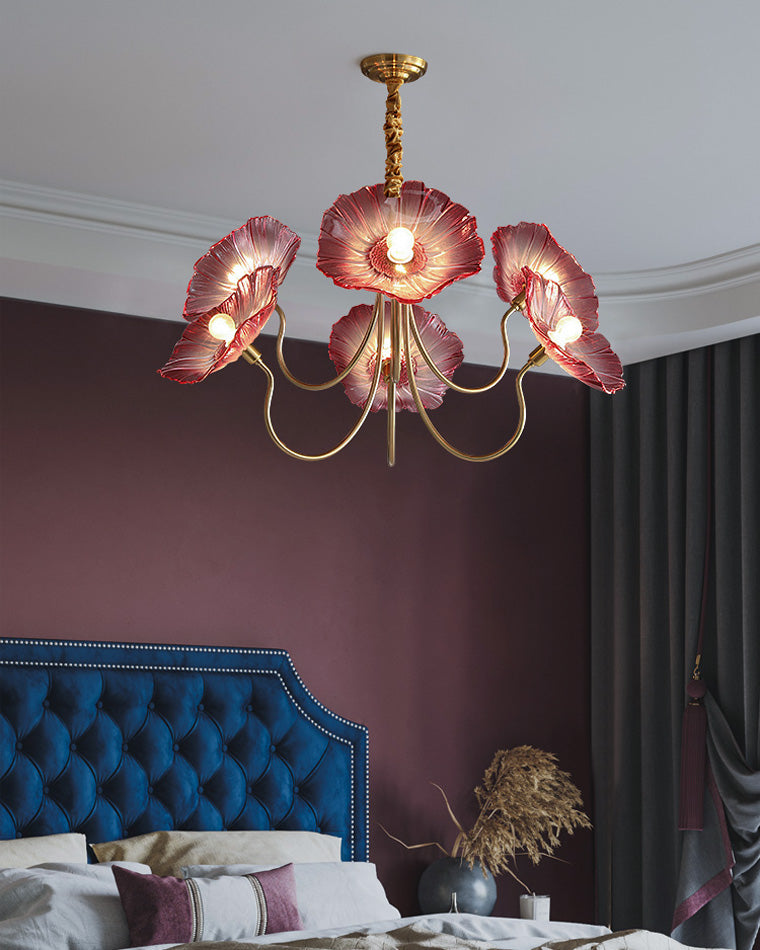 Diff Lotus Flower Arm Chandelier-DF2025