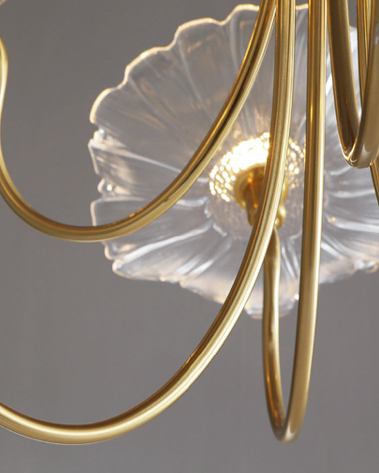 Diff Lotus Flower Arm Chandelier-DF2025