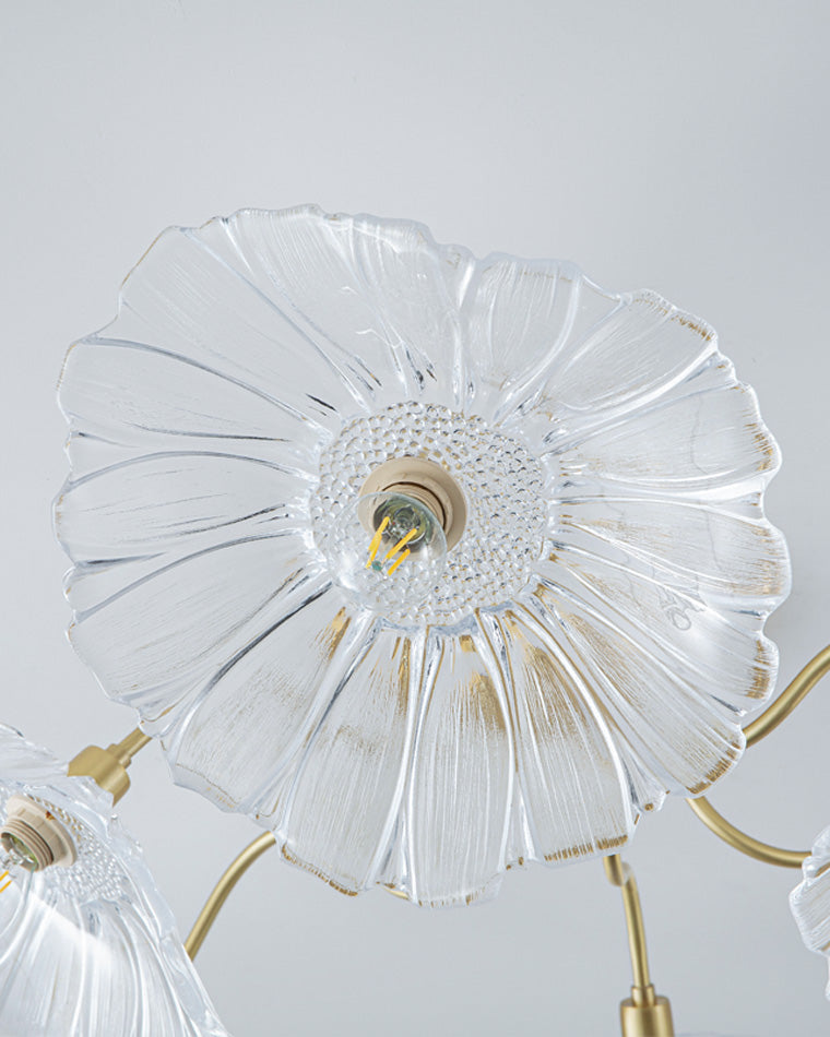 Diff Lotus Leaf Flower Flush Mount Ceiling Light-DF1026
