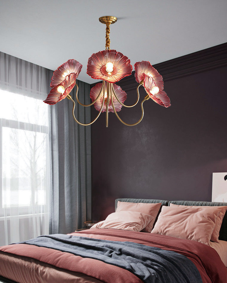 Diff Lotus Flower Arm Chandelier-DF2025