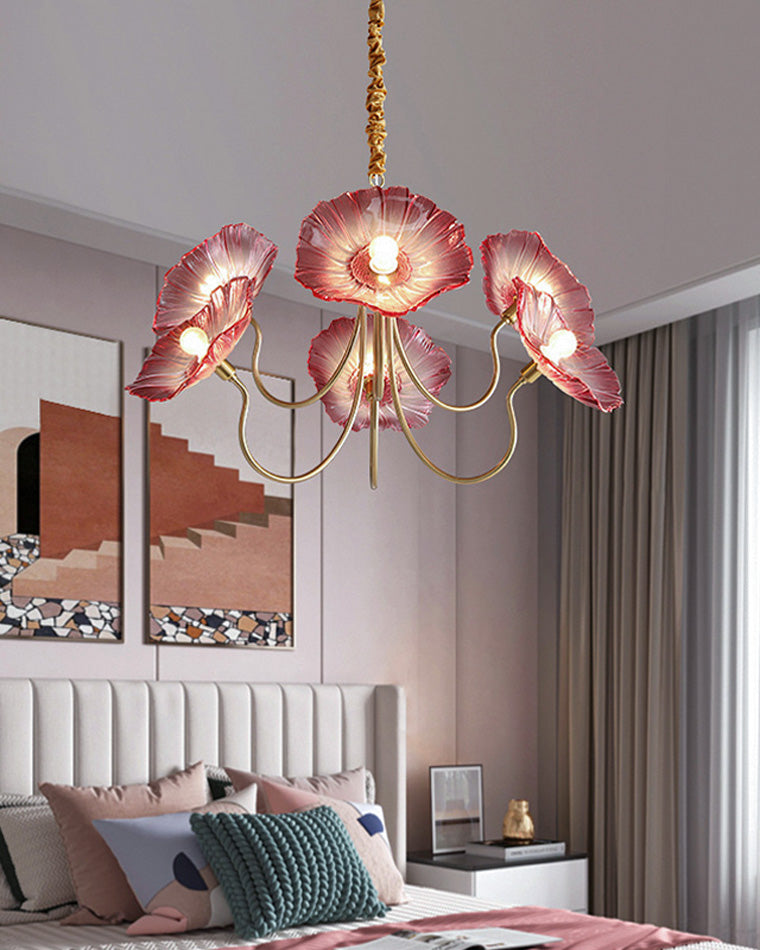 Diff Lotus Flower Arm Chandelier-DF2025