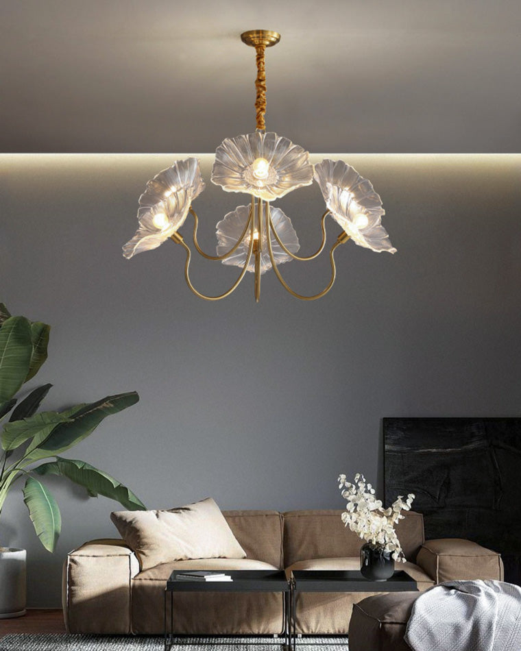 Diff Lotus Flower Arm Chandelier-DF2025