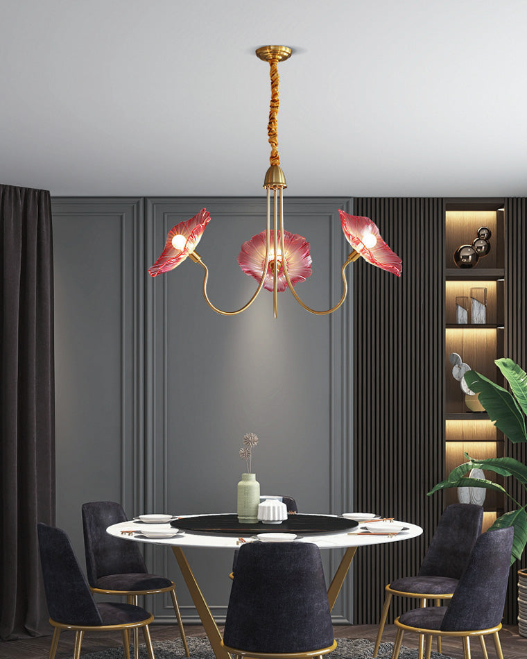 Diff Lotus Flower Arm Chandelier-DF2025