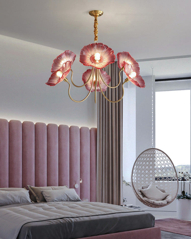 Diff Lotus Flower Arm Chandelier-DF2025