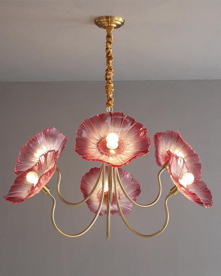 Diff Lotus Flower Arm Chandelier-DF2025
