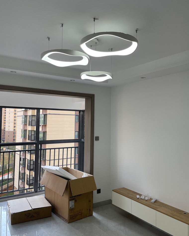 Diff Wavy Circular Led Chandelier-DF2028