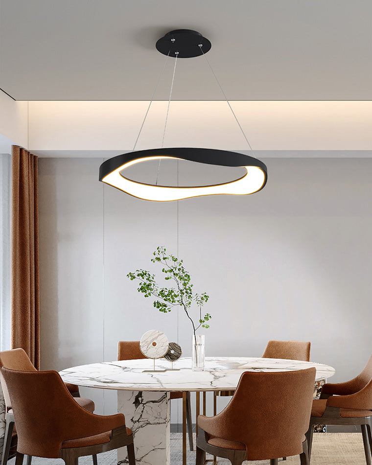 Diff Wavy Circular Led Chandelier-DF2028