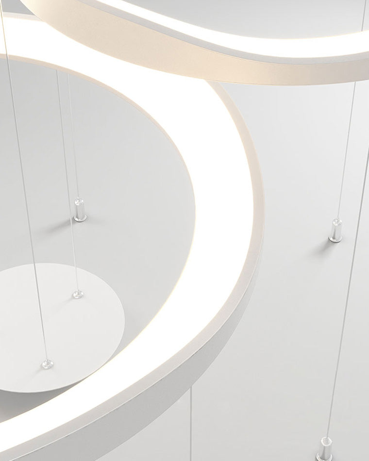 Diff Wavy Circular Led Chandelier-DF2028