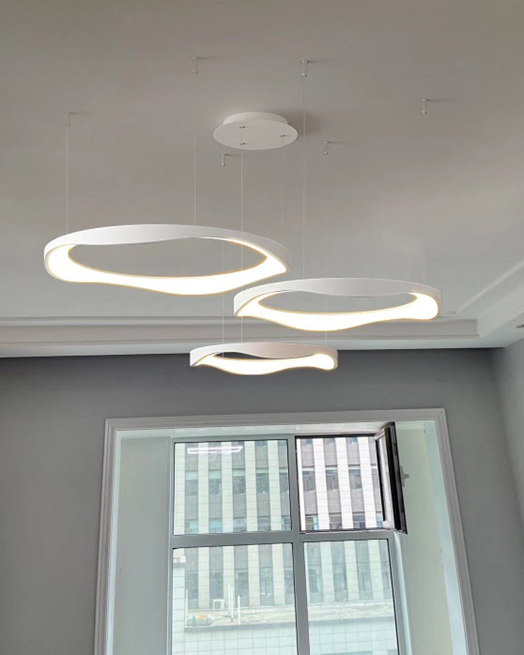 Diff Wavy Circular Led Chandelier-DF2028