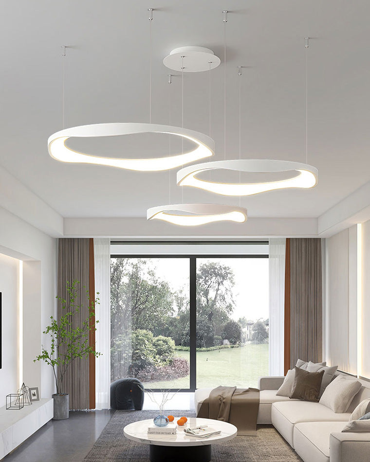 Diff Wavy Circular Led Chandelier-DF2028