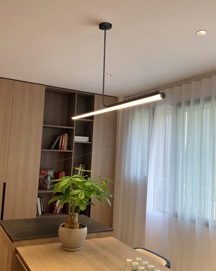 Diff Off Center Tube Linear Pendant Light-DF2029