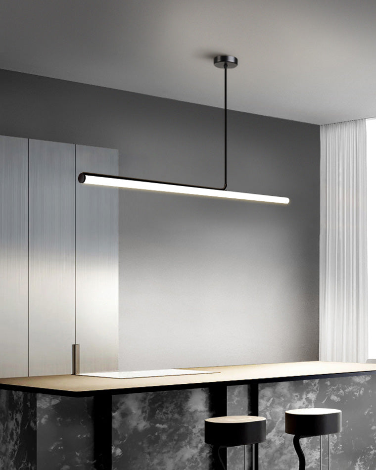 Diff Off Center Tube Linear Pendant Light-DF2029