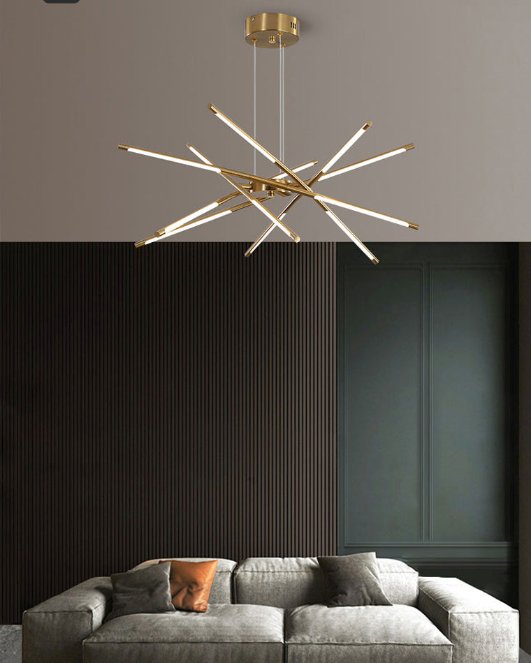 Diff Light Rods LED Chandelier-DF2034
