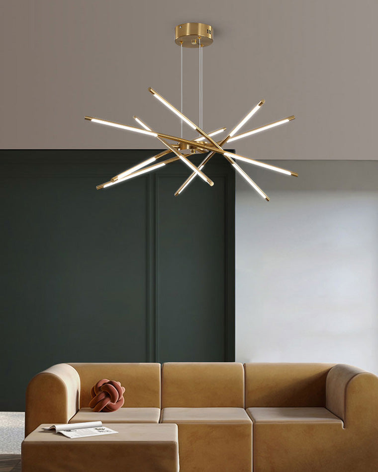 Diff Light Rods LED Chandelier-DF2034