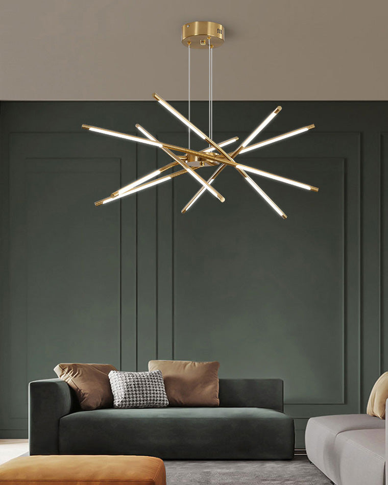 Diff Light Rods LED Chandelier-DF2034