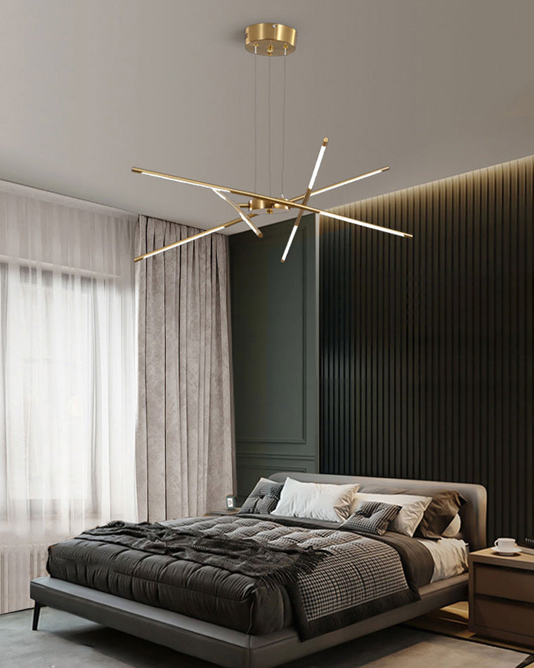 Diff Light Rods LED Chandelier-DF2034