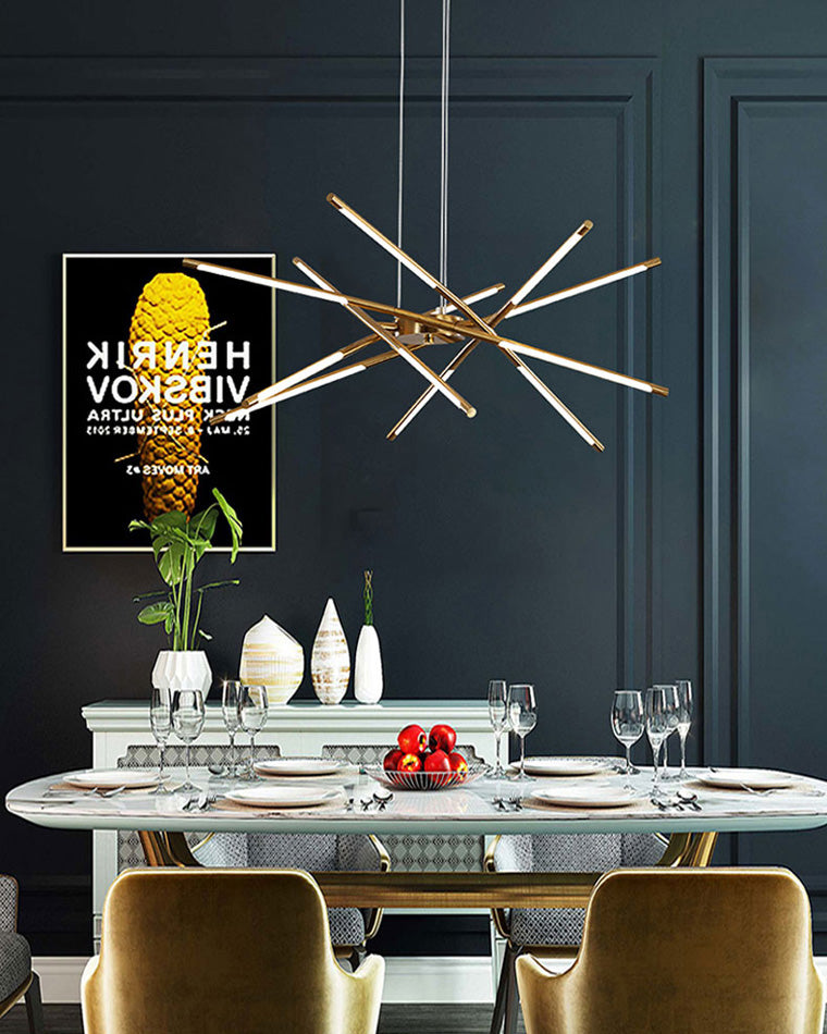 Diff Light Rods LED Chandelier-DF2034