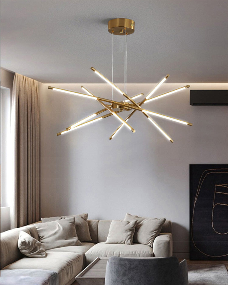 Diff Light Rods LED Chandelier-DF2034