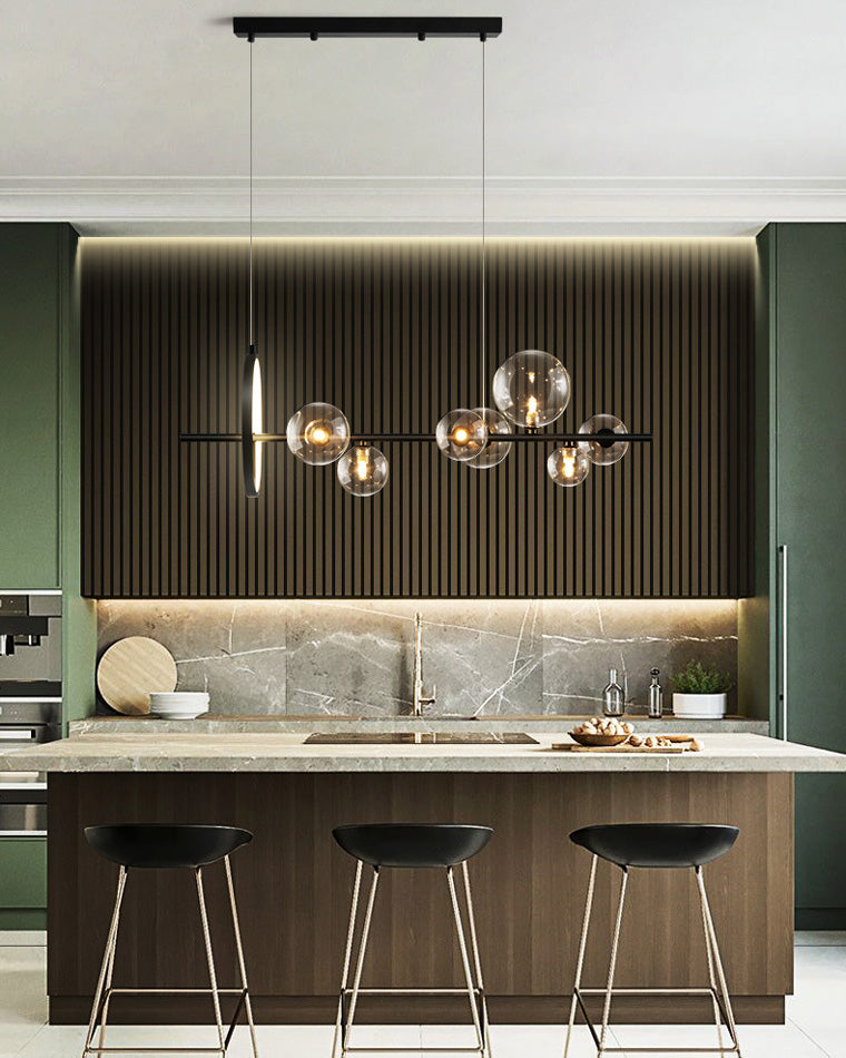 Diff Linear Glass Bubble Chandelier-DF2040