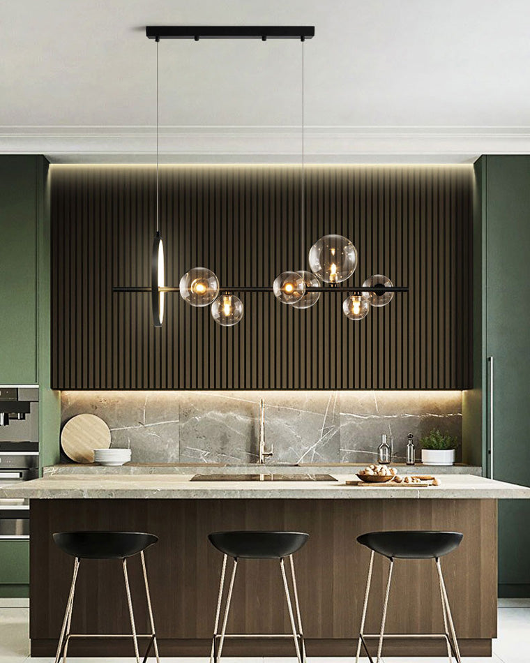 Diff Linear Glass Bubble Chandelier-DF2040