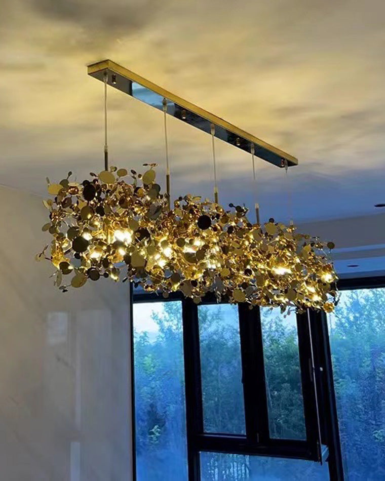 Diff Argent/Gold Cloud Multi Pendant Chandelier-DF2042