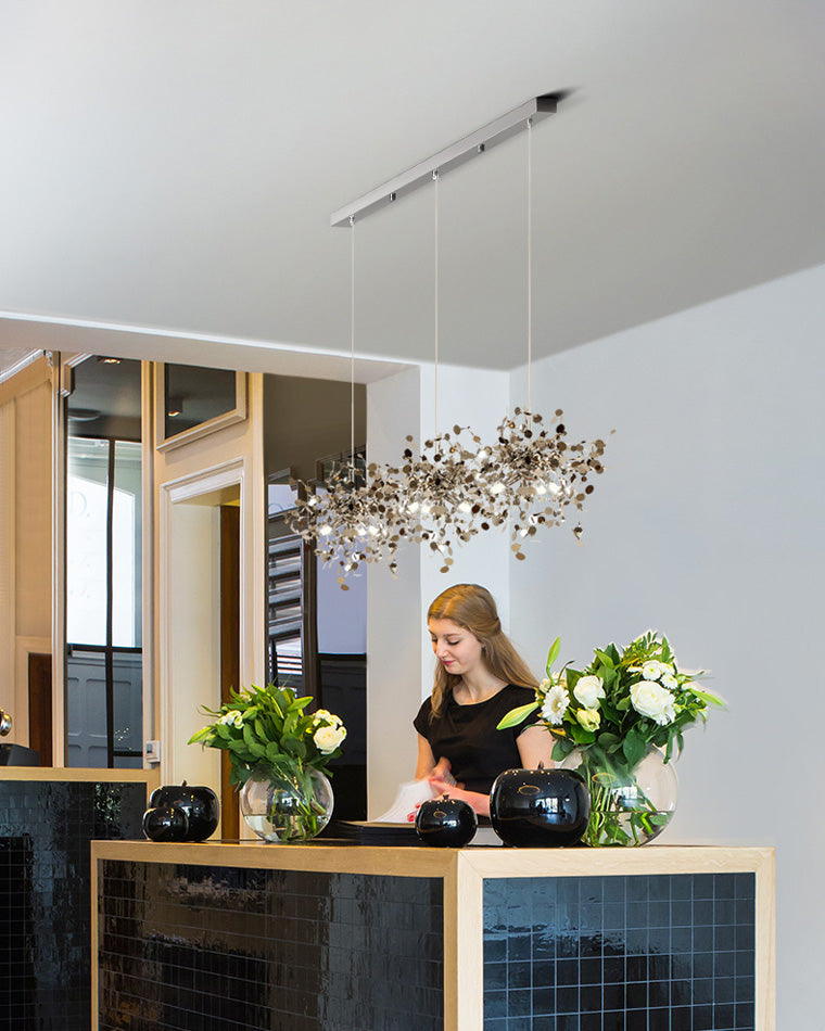 Diff Argent/Gold Cloud Multi Pendant Chandelier-DF2042