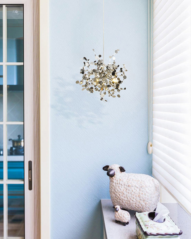 Diff Argent/Gold Cloud Multi Pendant Chandelier-DF2042