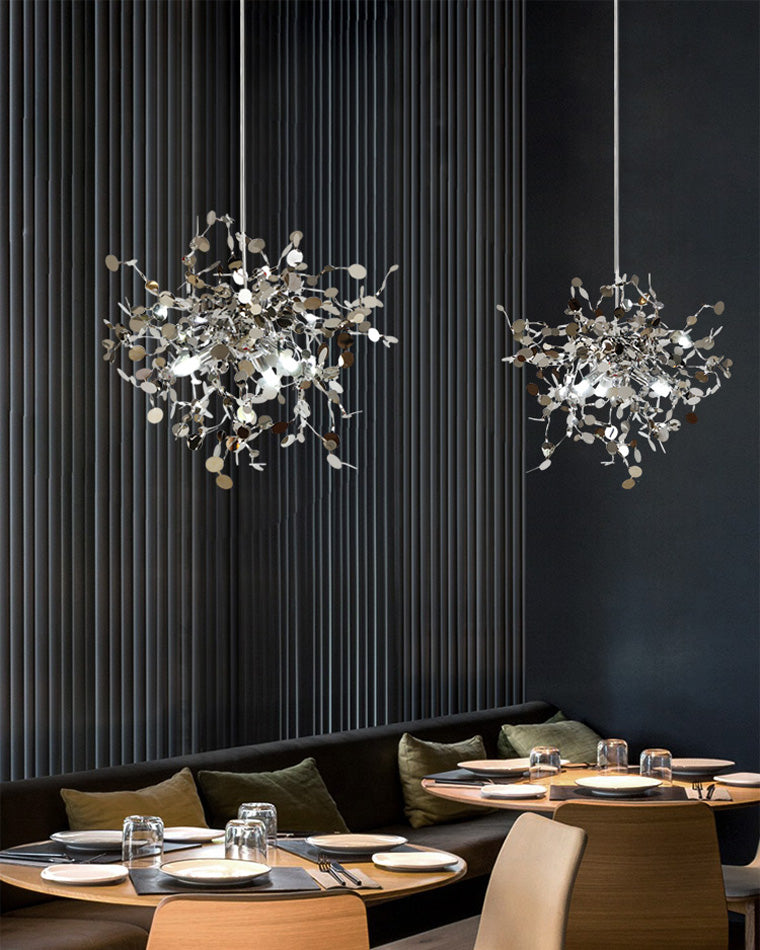 Diff Argent/Gold Cloud Multi Pendant Chandelier-DF2042