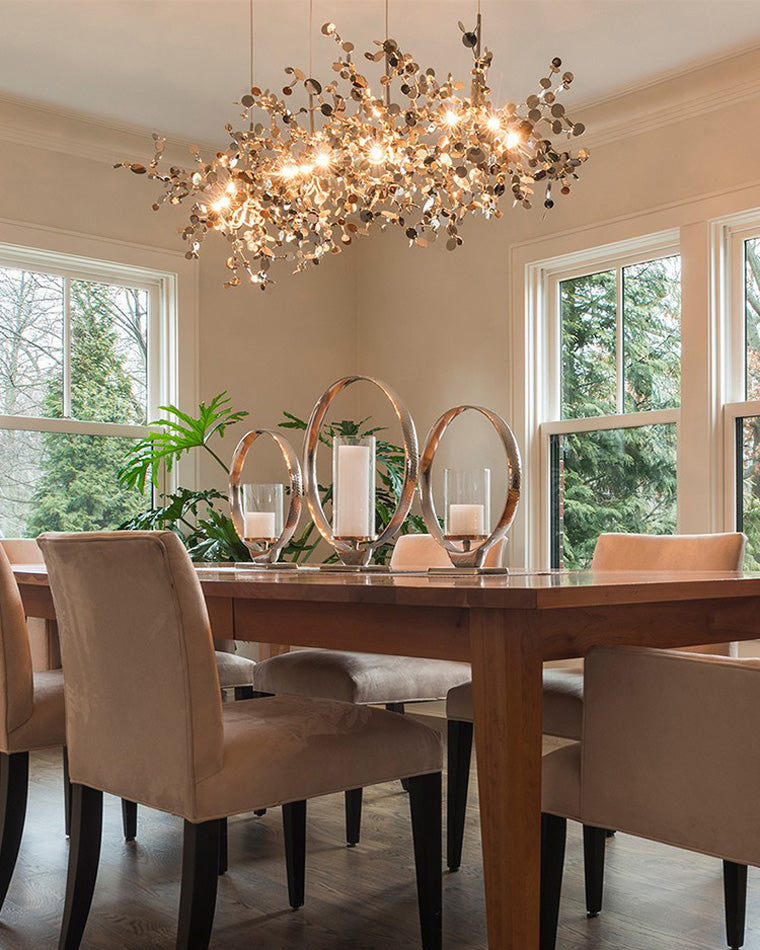 Diff Argent/Gold Cloud Multi Pendant Chandelier-DF2042